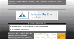 Desktop Screenshot of influence-day.com